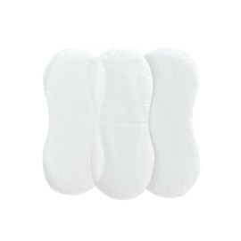 Changing Pad Liner, Fits in Peanut Shaped Changing Pads, Super Soft Peanut Changer Liners are Warm On a Baby's Back, Thicker Waterproof Pads are Machine Washable - 3 Pack