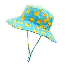 Home Prefer Kids Boys Sun Protective Hat Soft Portable Sun Play Hat Wide Brim Fishing Hat Duck #54