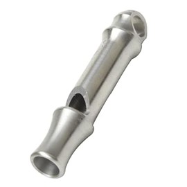 Milisten Silbato de Emergencia para Exteriores y Silbato de Viaje de Titanio Diseño Perforado, Sonido Fuerte y Duradero, Compacto y Portátil para Camping y Senderismo de Seguridad