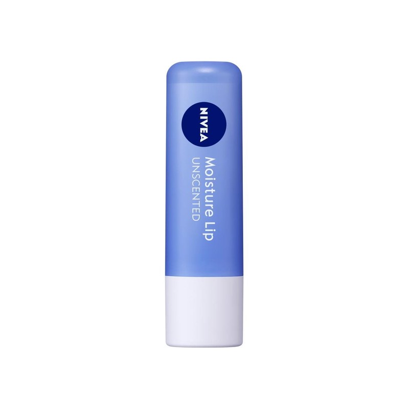 Nivea Moisture Lip Unscented, 0.1 oz (3.9 g)