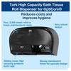 Tork OptiCore® Toilet Paper Roll Dispenser Black T10, High Capacity,