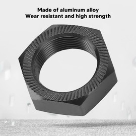 24mm Wheel Hex Hub, 4 Pcs 24mm Wheel Hex Hub Nut Aluminum Alloy High Strength 24mm Hex Hub Nut for ARRMA 1/5 Outcast Kraton 8s(Black)