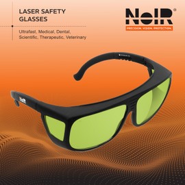 NoIR Laser Safety Glasses, Ideal for Medical, Dental, and Scientific Use, CE-Certified for 190–400nm OD 5+, 808–840nm OD 4+, >840–950nm OD 5+, >950–1080nm OD 7+, >1080–1090nm OD 5+