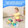 2 Pcs Sand Tray Sensory Bin with Lid and Handle,