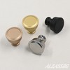 Alzassbg 10 Pack Matte Black Cabinet Knobs, 1-1/4 Inch Diameter