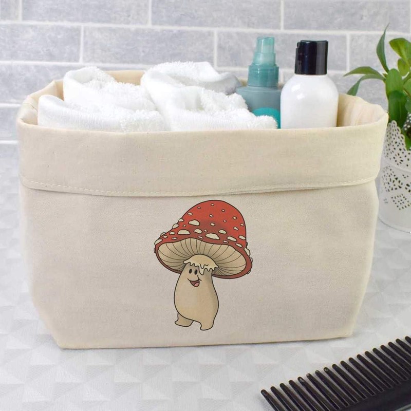 Large 'Toadstool Character' Canvas Organiser/Storage Bag (OR00033167)