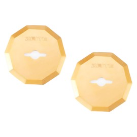 ZEITE 1/4" Cardboard Cutter Replacement Blades,Size 1.58",Titanium Coating,Pack of 2
