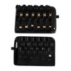 Headless Guitar Bridge Tailpiece Fixed 6 String Electric Guitars Roller