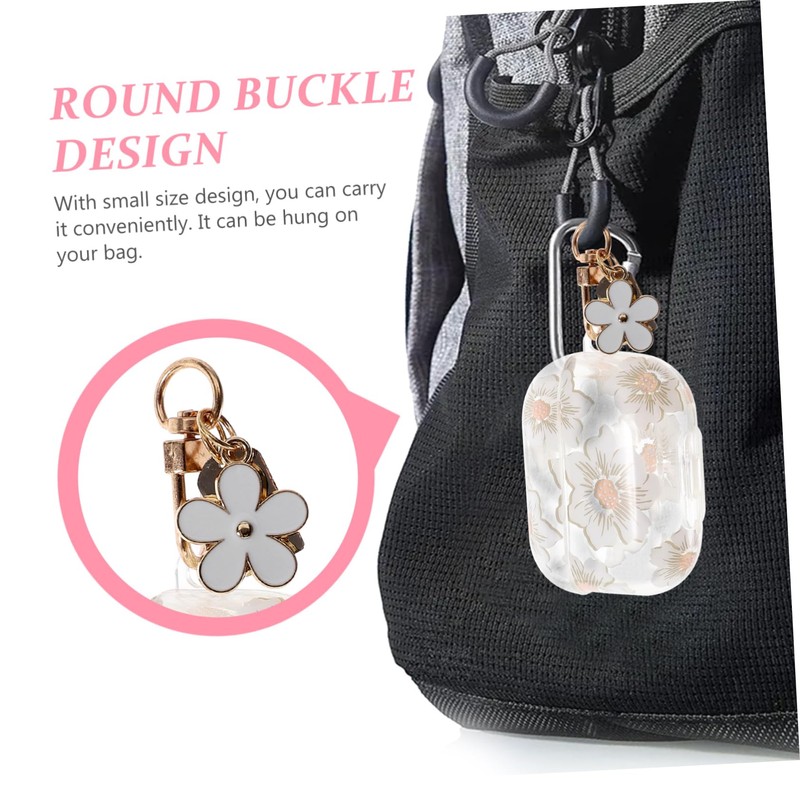 TEHAUX Earphone Case TPU Shell Scratch-Drop Stylish Floral Pattern High