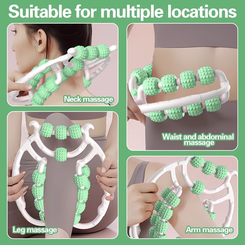 Yuragim Cellulite Massager, 20 Wheels Cellulite Roller, 2025 Massage Roller