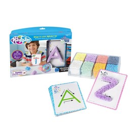 Educational Insights Playfoam Shape & Learn Sensory Toys for Kids 3+; Build Fine Motor Skills with Flash Cards & Fun Characters!:_Alphabet Set