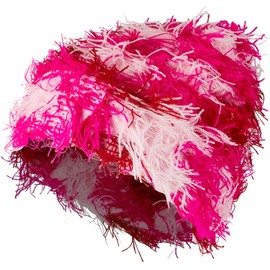 Chuarry Distressed Knitted Beanie Fuzzy Winter Hats Thick Warm Y2k Beanie Snow Knit Cap Skull for Women Men(Assorted Pink,Regular Style)