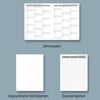 POPRUN Calendar 2026 Weekly Planner 22 x 16.5 cm, 17-Month