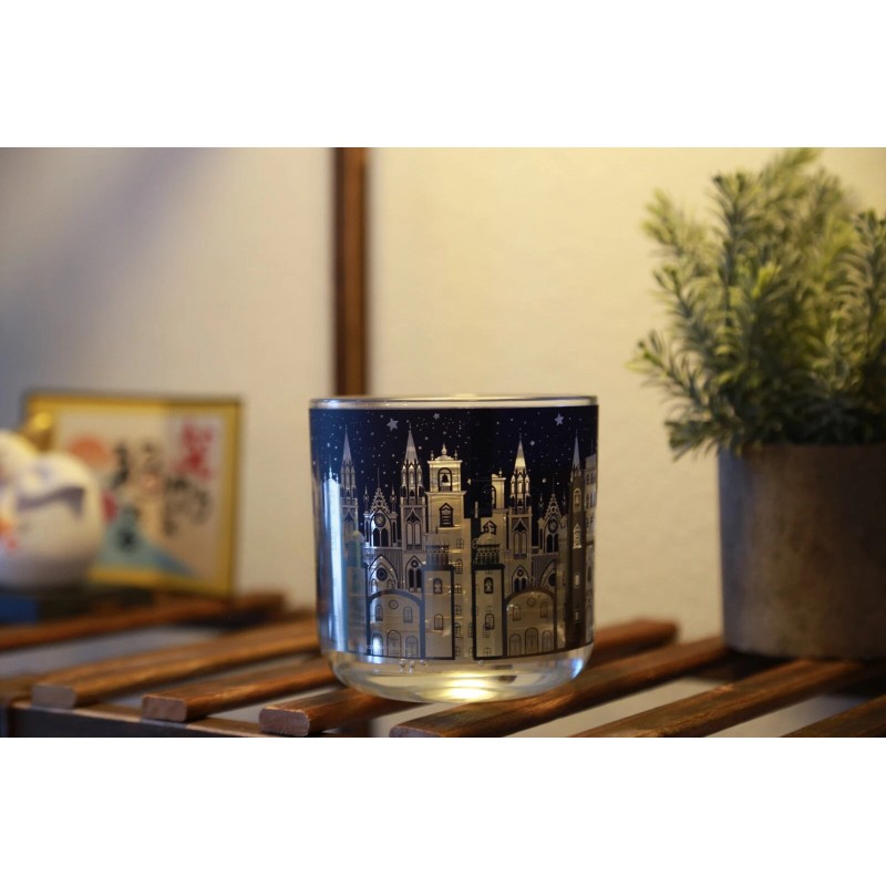 Fresh Orange Blossom Scented LED-Glow Scented Candle| Unique STAR CITY