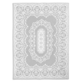 Heritage Lace Filigree 62" X 84" White Rectangle Tablecloth