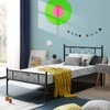 12.5”-High Metal Bed Frame, Heavy-Duty Twin-XL Platform Bed Frame w/Sturdy