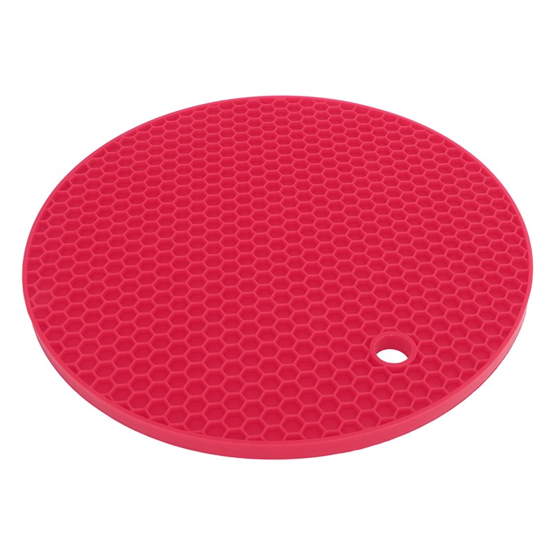 5PCS Silicone Trivet Mats Round Multipurpose Heat Resistant Non Slip