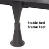 KOHOME 6 Pcs Bed Frame Feet, Tall Sturdy Cone Shaped