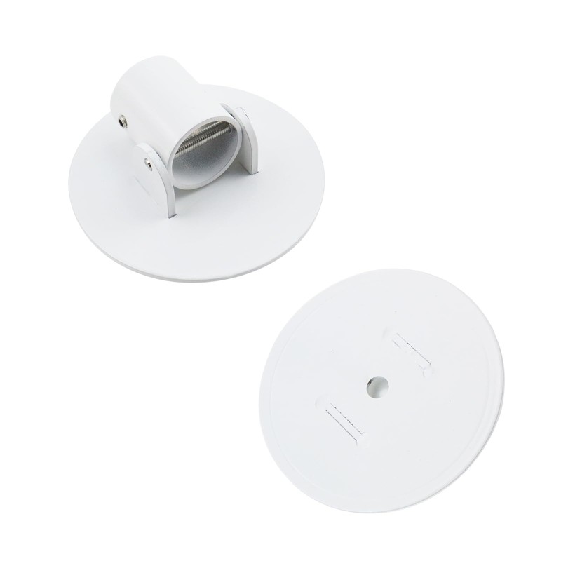UTALIND 2 Pack Adjustable Ceiling Mount Shower Curtain Rod Sockets