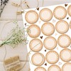 Logbuch-Verlag 96 Blank Round Stickers for Writing on Spice Jars