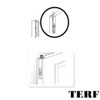 TERF® Heavy Duty Polished Chrome Flush Bolt 150mm [6''] Slide