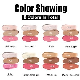 Kit de maquillaje en barra de contorno en crema de 3 piezas, tonos con iluminador, rubor y bronceador para esculpir las mejillas, impermeable, acabado