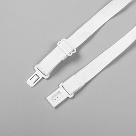 YFFSFDC Uniform Ribbon Extender, Set of 2, Extension Adjuster, Extension Belt, Extension String, School Ribbon, School Uniform, Sailor Uniform, Accessories, Girls, DK JK, white