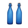 Bormioli Rocco Giara Bottle, Set of 2 - Blue