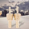 2pcs 4-8mm Brass Hose Barb Quick Release Pack Reducing Pipe