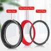 Dust Bin Top Fixed Sealing Ring Attachment Part Durable Compatible