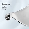 Stainless Steel Gua Sha Board Puffiness Reduction Lymphatic Drainage Heart