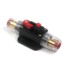 Ytian DC 12V-24V 100 Amp Circuit Breaker, Fuse Holder, Inline Fuse Block For Car Audio Solar Inverter System Protection