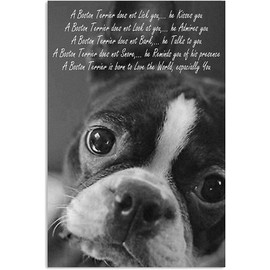 Boston Terrier Dog Lover, Boston Terrier is Born to Love The World Espacially You Jigsaw Puzzles 500 Pieces Educational Fun Family Games Toys Gifts for Home Kitchen Decor Family Colorful Puzzle