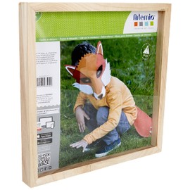 Artemio Photo Frame Door fillme, Wood, Beige, 31 x 31 cm