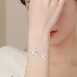 PARYFO Women's Bracelet Sterling Silver Koala/Butterfly/Horse/Heart/Angel Bracelet, Cute Animal Bracelet, Jewellery for Women, Girls, Children, Daughter, Birthday, Christmas Gifts, 2017