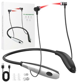 Tinnitus Headphones, Tinnitus Infrared Ear Plugs, Nose Infrared, Tinnitus Device, 2-in-1 Tinniplug for Nose Ears, Portable Tinnitus Relief Device