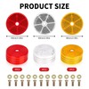 NCZCDZSW Round Rear Reflector Pack of 12 60 mm Cat