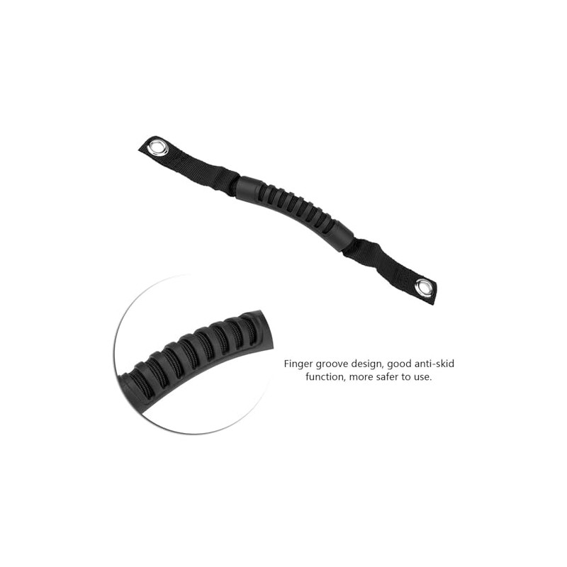 Qiilu Grab Bar for Car Headrest 2 Pieces Car Rear