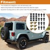 Fits Jeep Wrangler JK JL 07-25 Side Step/Running Board Bolts