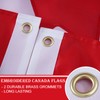 Bradford Canadian Flag 3x6 ft Outdoor, Embroidered Canada Flags Outdoor