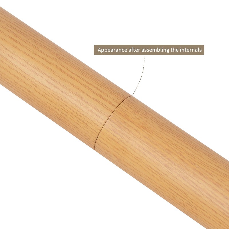 8 FT Handrails for indoor&outdoor stairs,deck,slope,Modern Aluminum Handrail Set, Wall-Mounted