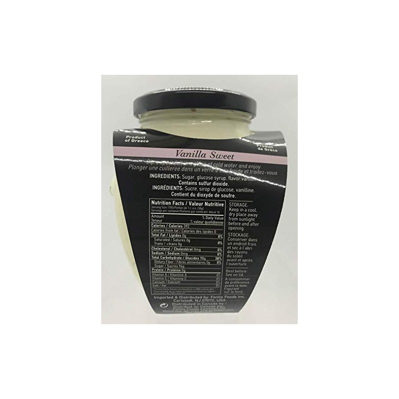 Monastiri Traditional Greek Vanilla Preserve, 500gr glass jar