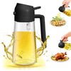 Dispensador de Aceite,Atomizador Aceite de Vidrio, 2 En 1 Aceitera