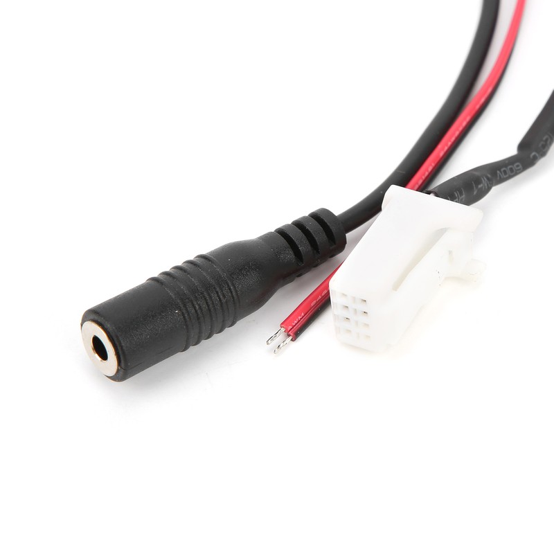 Bluetooth 5.0 AUX Cable Adapter with Microphone Handsfree Replacement for