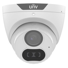 2MP ColorHunter HD TVI IR Fixed Turret Analog Camera 2.8mm Wide Lens, 12V DC Inputs, Full Color