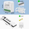Tedeligo Wireless Roller Shutter Control Retrofit Set, Wireless Switch for