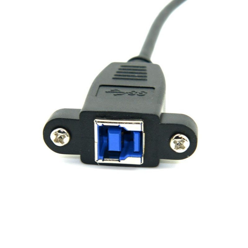 chenyang Printer Cable,USB 3.0 Type B Male to Female 90