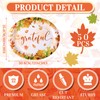 Tioncy 50 Pcs Thanksgiving Plates Thanksgiving Dinnerware 10'' x 12''