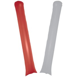 Anderson's 12-Piece Burgundy and Silver Cheer Stick Set, 4 Inches x 23 Inches, Fan Gear, Noisemakers, Homecoming, Holidays, Sports Fan Gear,School Spirit, Football Cheerleader Accessories