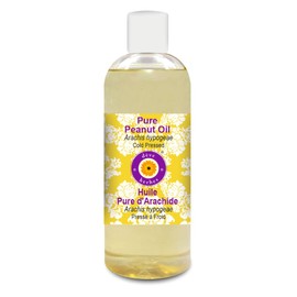 Deve Herbes Pure Peanut Oil (Arachis hypogeae) Cold Pressed 200ml (6.76 oz)